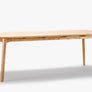 American Oak Strider Table 2.2m, Smoked Oak colour