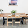 "Ross" Curved Leg Dining Table