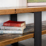 TV Unit - Split Level Style, TV Unit - Recycled Timber Furniture
