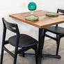 Cafe Table Top Scatter Style with Edge, Table - Recycled Timber Furniture