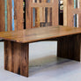 "Houston" Slab End Style Dining Table