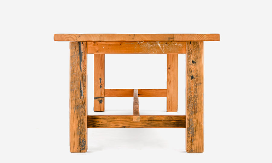 Refectory Style Dining Table | Recycled Oregon/Hardwood