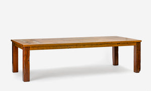 "Rokeby" Rustic Triple Wood Panel Dining Table