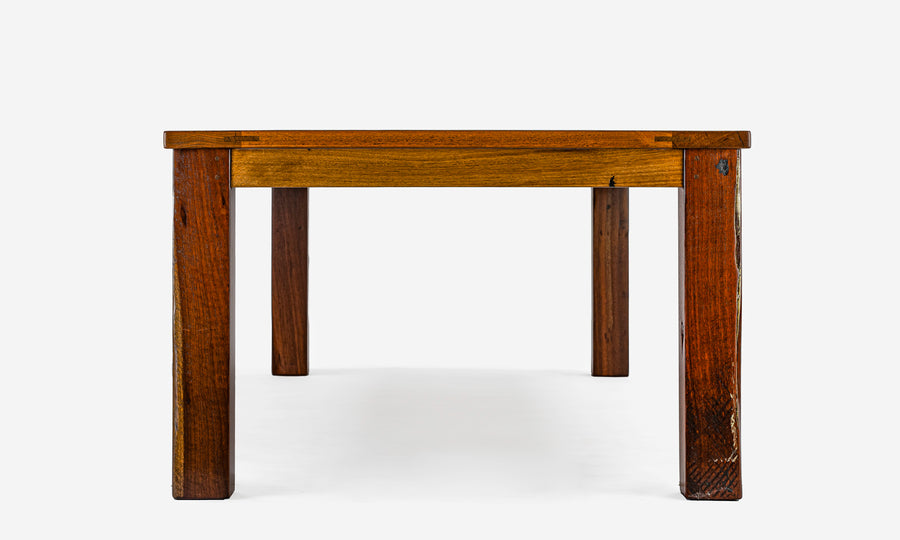 "Rokeby" Rustic Triple Wood Panel Dining Table
