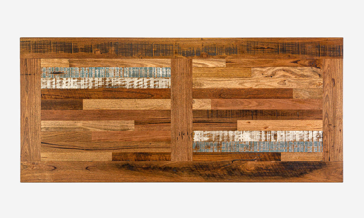 Chicago Double Panel Table – ND Recycled Timber Furniture
