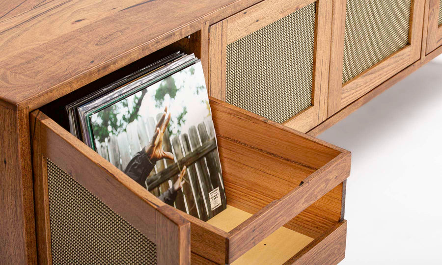 "Fleetwood" Vinyl Record Storage Cabinet