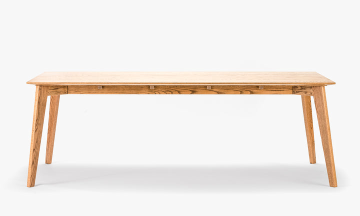 American Oak Strider Table 2.2m, Smoked Oak colour