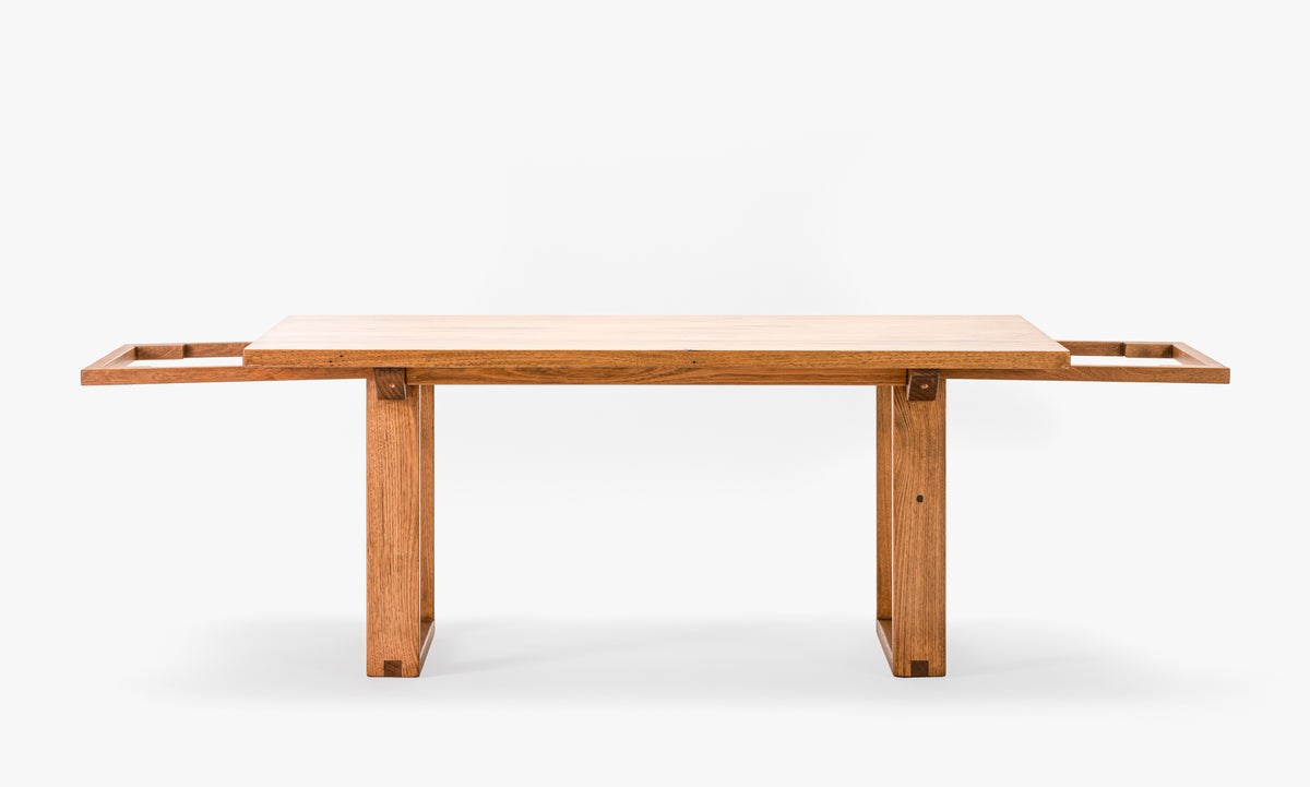 Extension Table M/C style | Stringy Bark Stained with 2x extensions ...