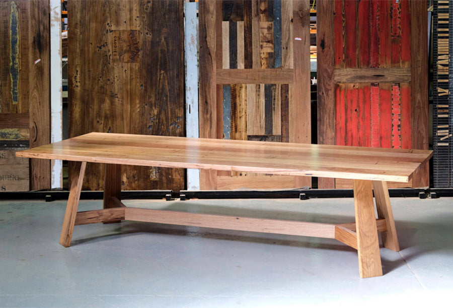 French Provincial Dining table | Recycled Hardwood