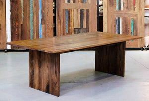 "Houston" Slab End Style Dining Table